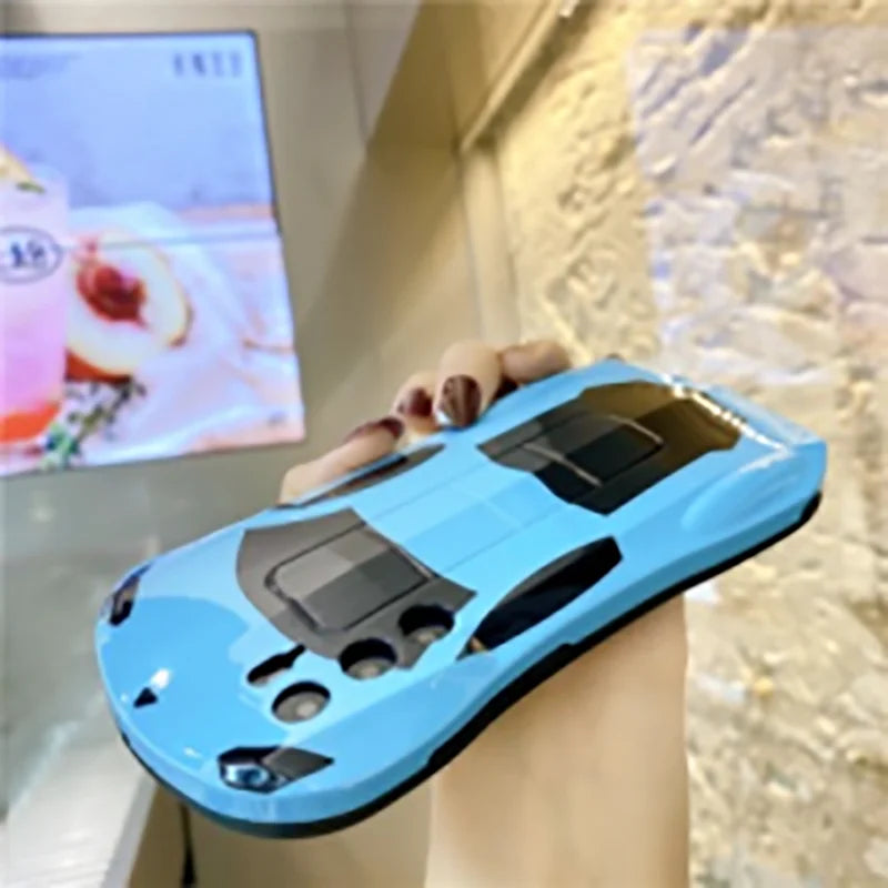 Armored Luxury Super Car Soft TPU Painted Shockproof Phone Case For IPhone