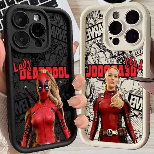 Ladypool Lady Deadpool Marvel Case For Apple iPhone