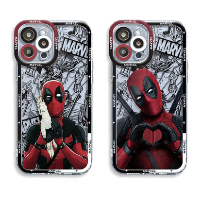 Cover Marvel Interesting Deadpool Phone Case For Apple iPhone