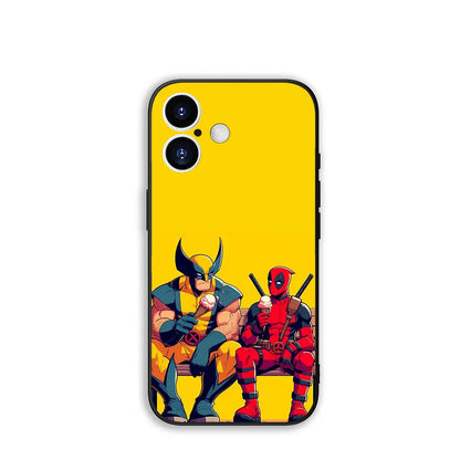 Marvel Comics Wolverine Deadpool Case For Apple iPhone