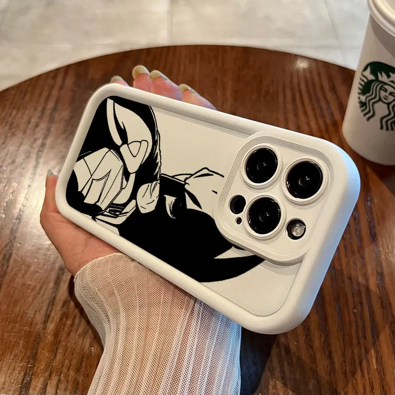 Bat Mans Marvel Bat Silicone Case For Apple iPhone