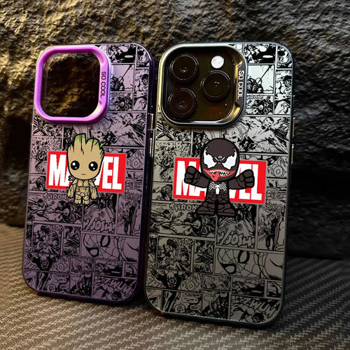 Marvels Groots Venoms Phone Case For iPhone