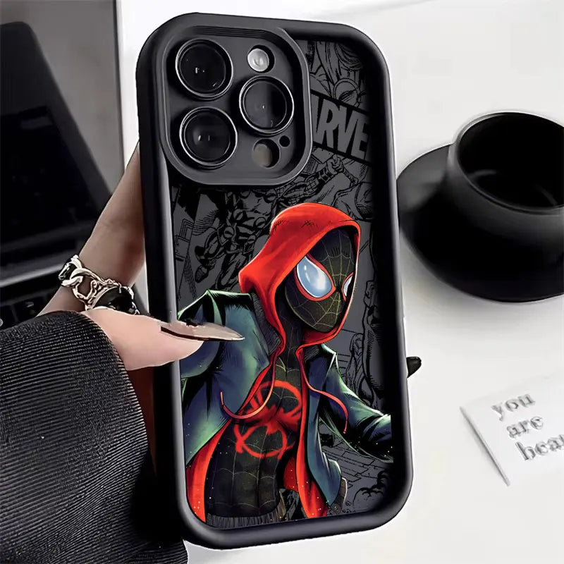 Spider Man Miles Morales Case For Apple iPhone