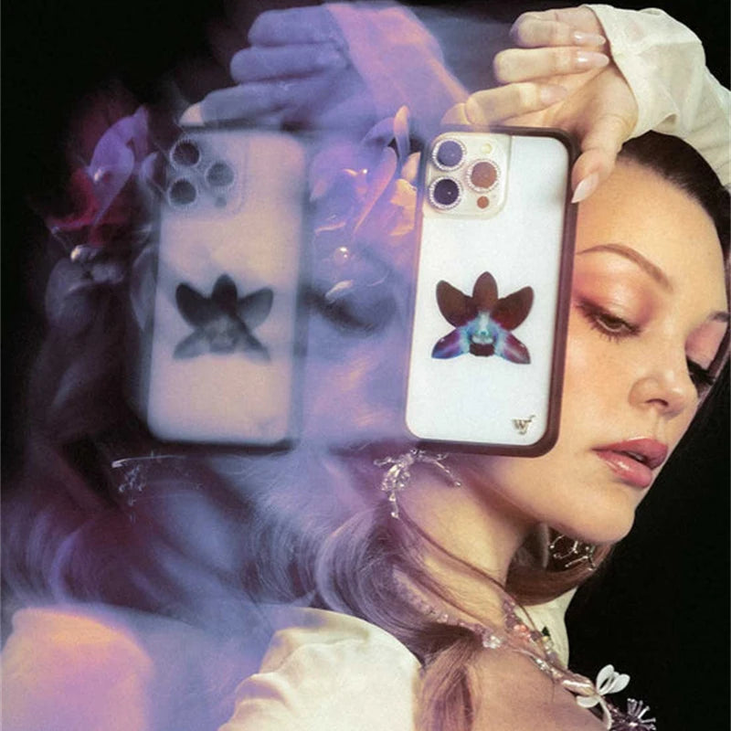 Wildflower Orchid White Flower Phone Case For iPhone
