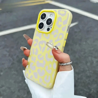 Small Fresh Pink Heart Jelly Color Phone Case For iPhone