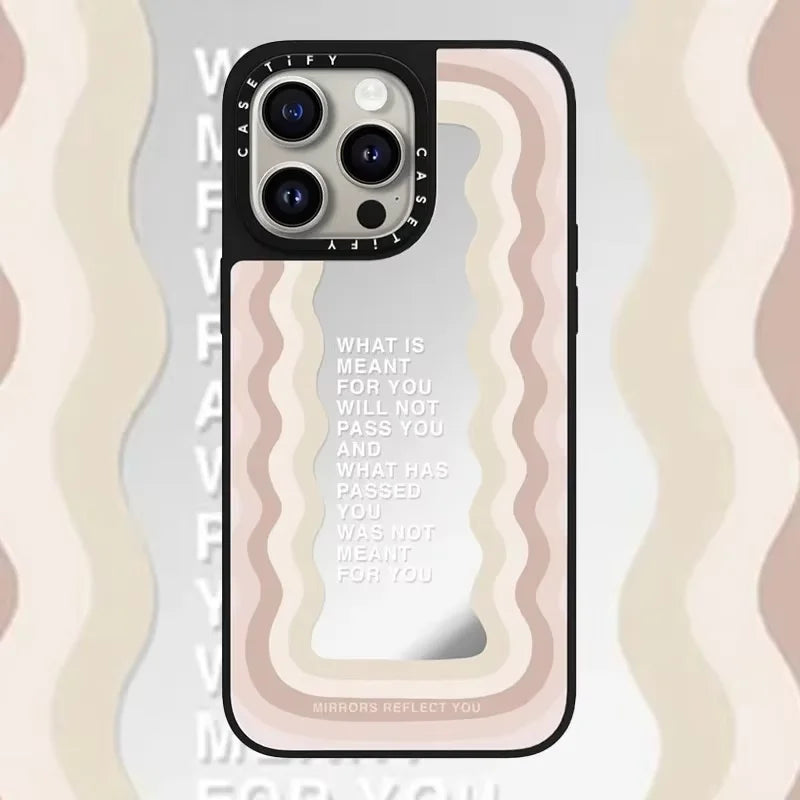 Motivational Quotes Wave Pattern Suitable Phone Case