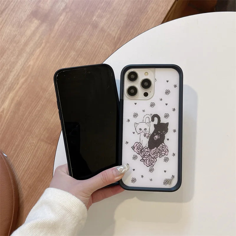 Wildflower 3D Kittens Camo Fox Phone Case For iPhone