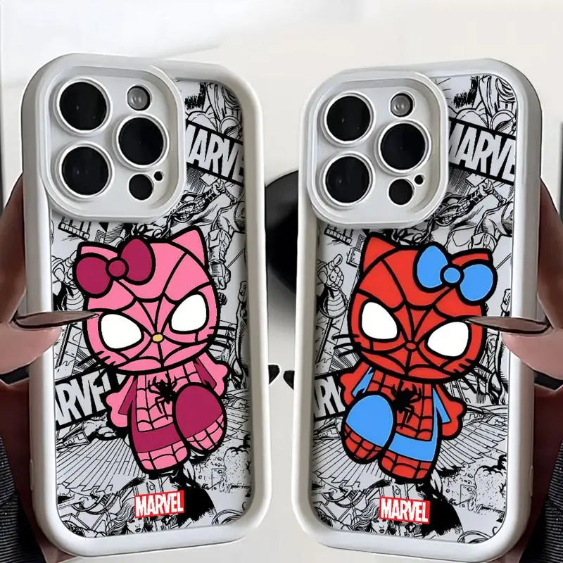 Marvel Spiderman Hello Kitty Phone Case