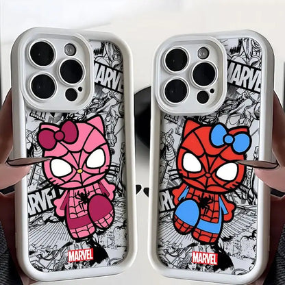 Marvel Spiderman Hello Kitty Phone Case