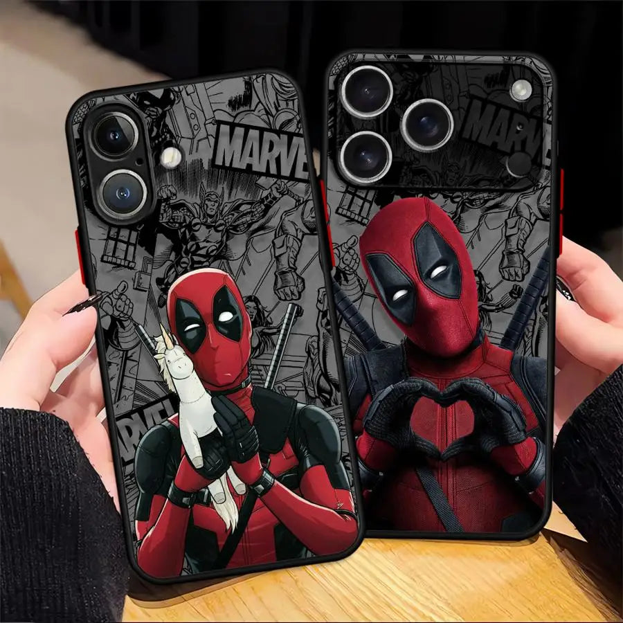 Marvel Deadpool Funny Case For iPhone