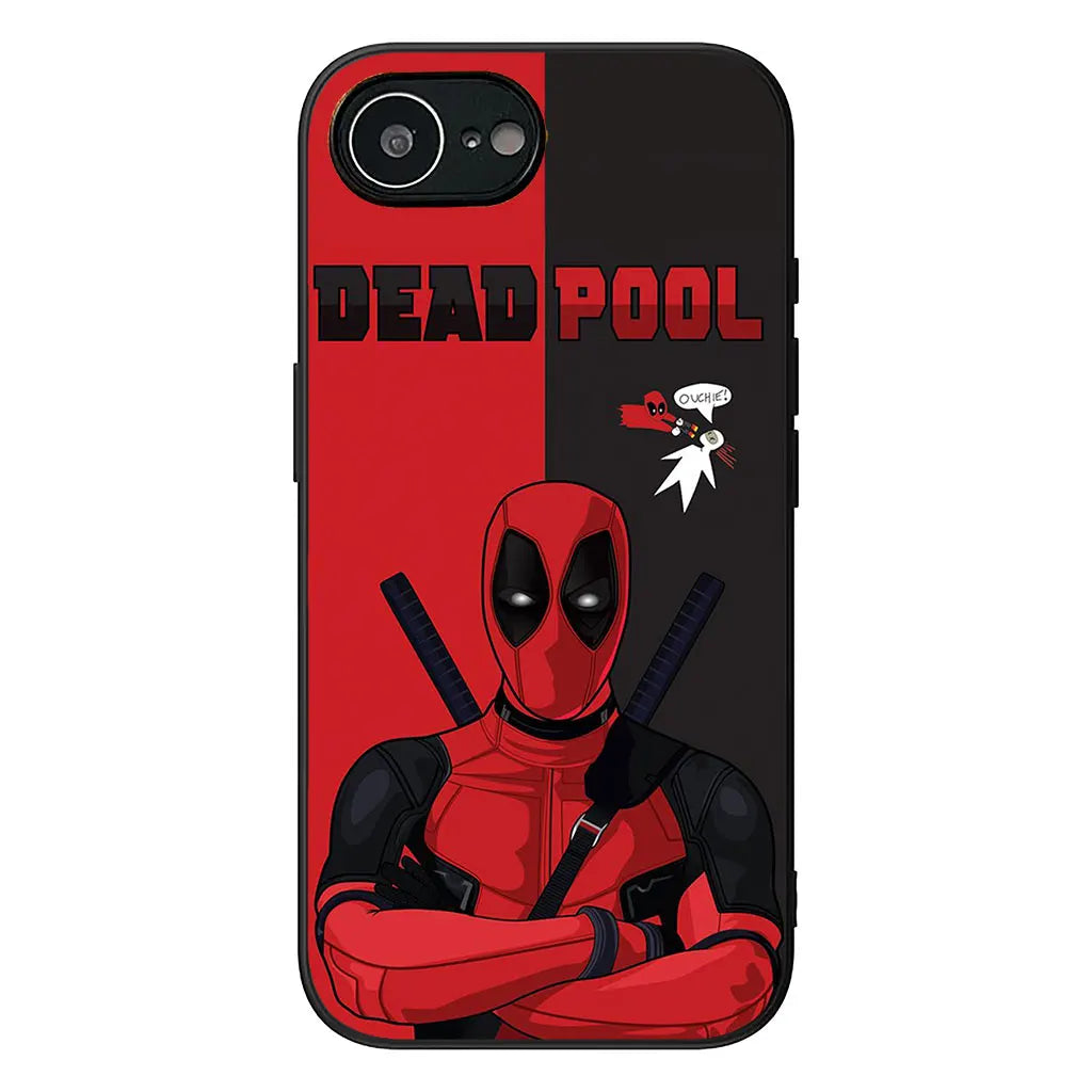 Marvel Superhero Deadpool Cover Phone Case For Apple iPhone