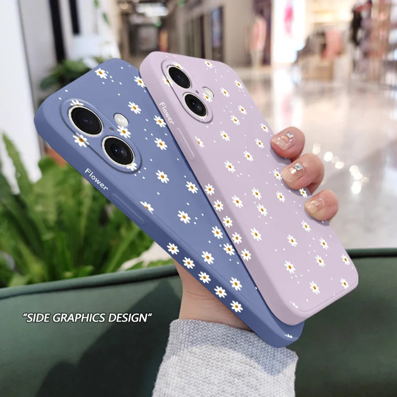 Floral Daisies Phone Case For iPhone