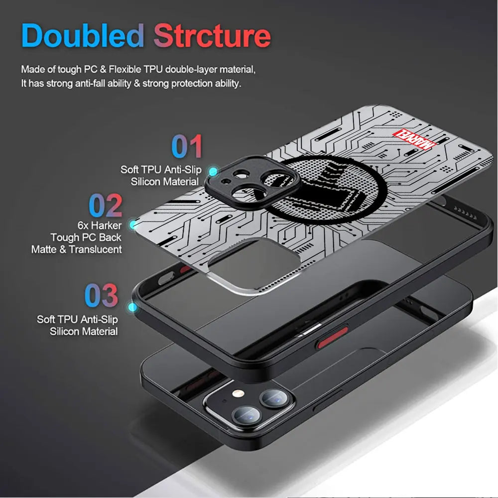 Phone Case For Apple iPhone Cover Marvel Spider Man Iron Man