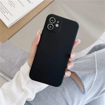 Ultra Thin Shockproof Silicone Phone Case For iPhone