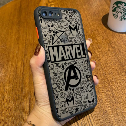 Marvel Comics The Avengers Matte Translucent Case For iPhone