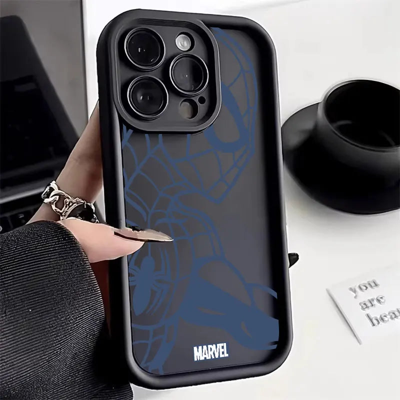 Iron Man Spider Man Silicon Case For Apple iPhone