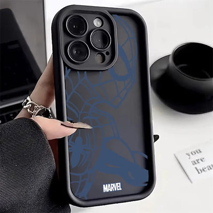 Iron Man Spider Man Silicon Case For Apple iPhone