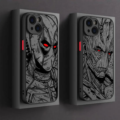 Marvel Venom Iron Man Groot Phone Case For iPhone