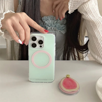 Simple Mint Green Magnetic Phone Case