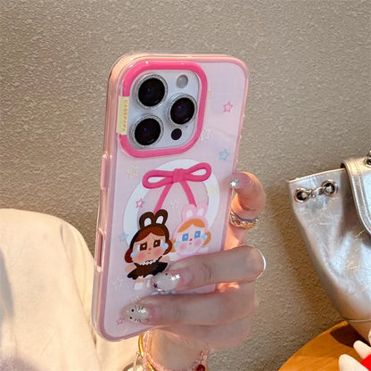 Kawaii Cartoon Cry Girl Magnetic Phone Case For iPhone