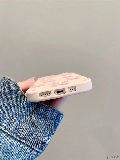 Pink Bowknot Stand Holder Phone Case