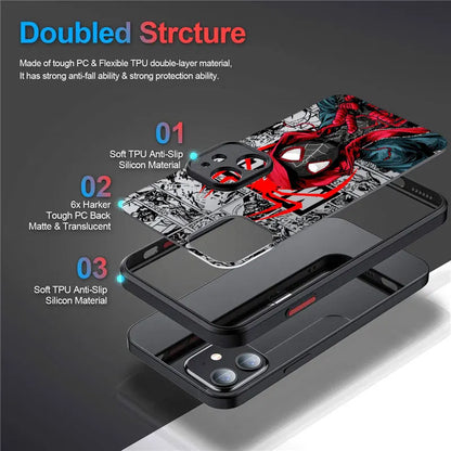 Spider Man Marvel Phone Case For iPhone Shockproof Cover
