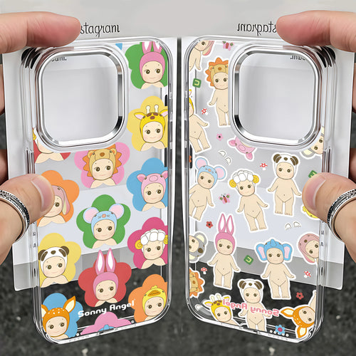 Cartoon Sony Angels Phone Case For iPhone Transparent Soft Cover
