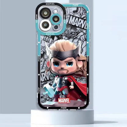 Marvel Spider Man Iron Man Captain America Hulk Case For iPhone