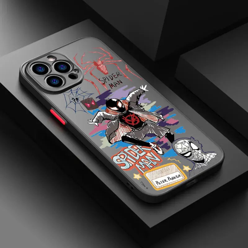 Marvel Spider Man Miles Morales Phone Case For iPhone