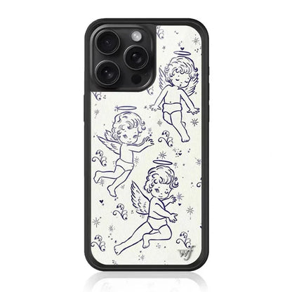 Fashion Wildflower Cartoon Swans Phone Case For iPhone