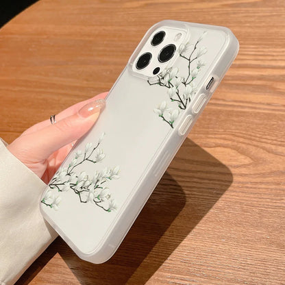 Flower Clear Phone Case For iPhone Case iPhone