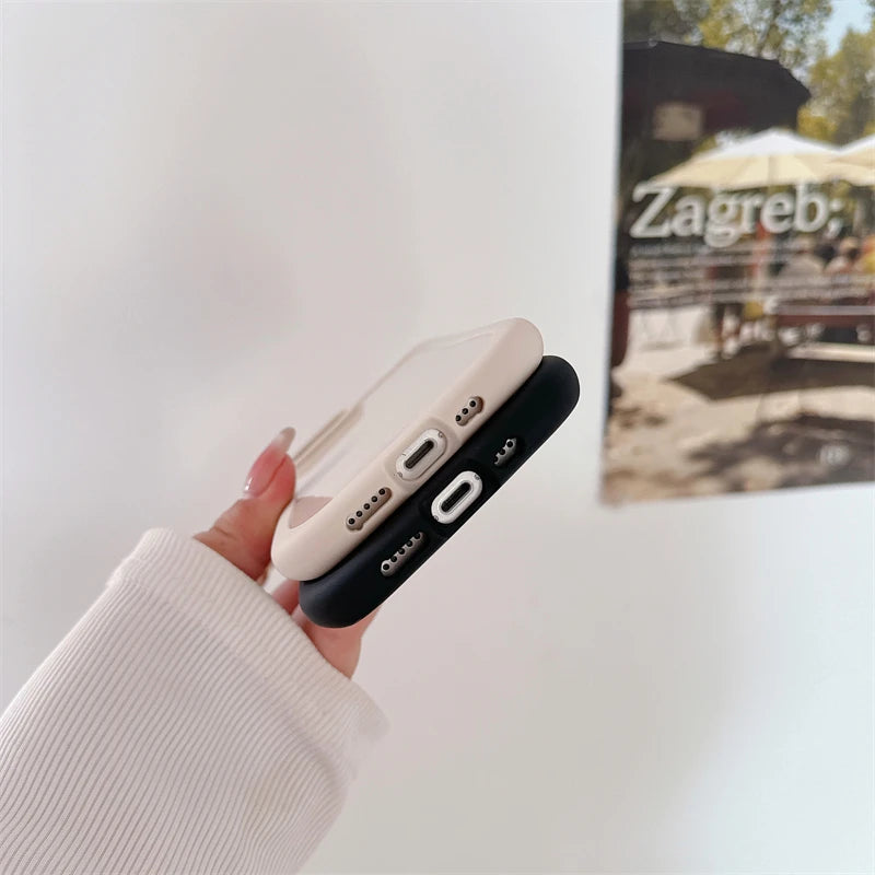 Cute 3D Kitten Cats Ear Solid Color Phone Case