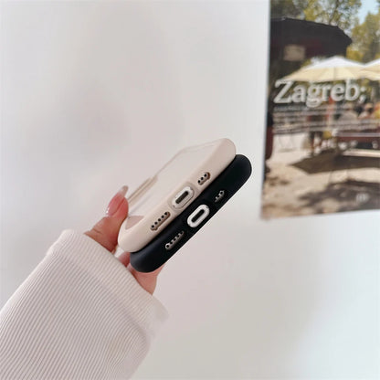 Cute 3D Kitten Cats Ear Solid Color Phone Case