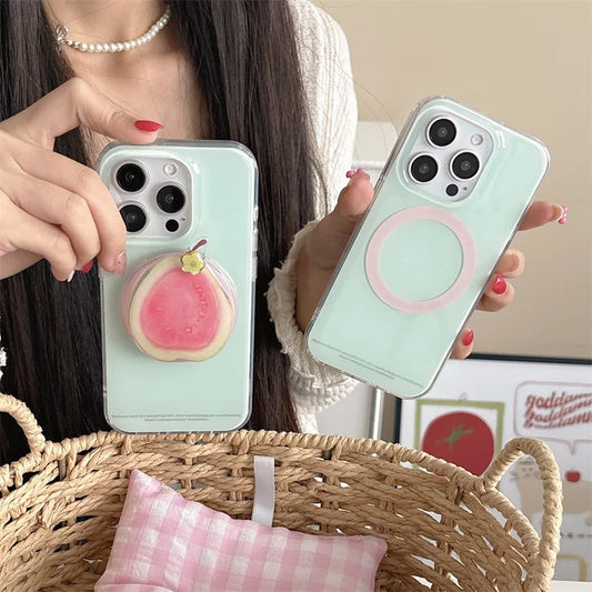 Simple Mint Green Magnetic Phone Case