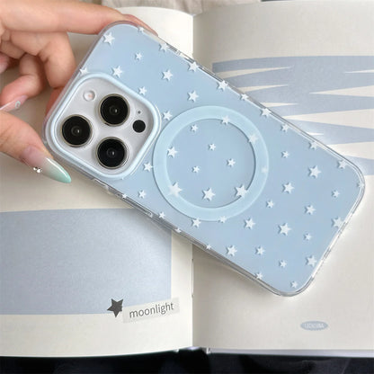 Korean Cute Star Magnetic Phone Case For iPhone