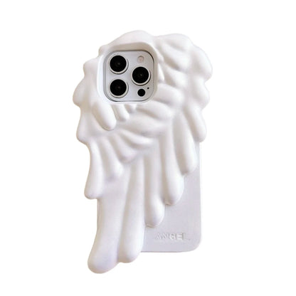 Angel Wings Shockproof Cover Cartoon Shatter Silicone Soft Case For iPhone