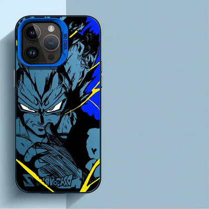 Japan Anime DBZ Cool Case For Apple iPhone Matte Lens Protect Plating Phone Cover