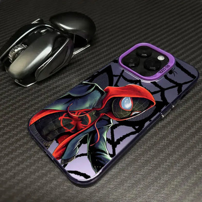 Spider Man Miles Morales Spider Gwen Marvel Phone Case For iPhone