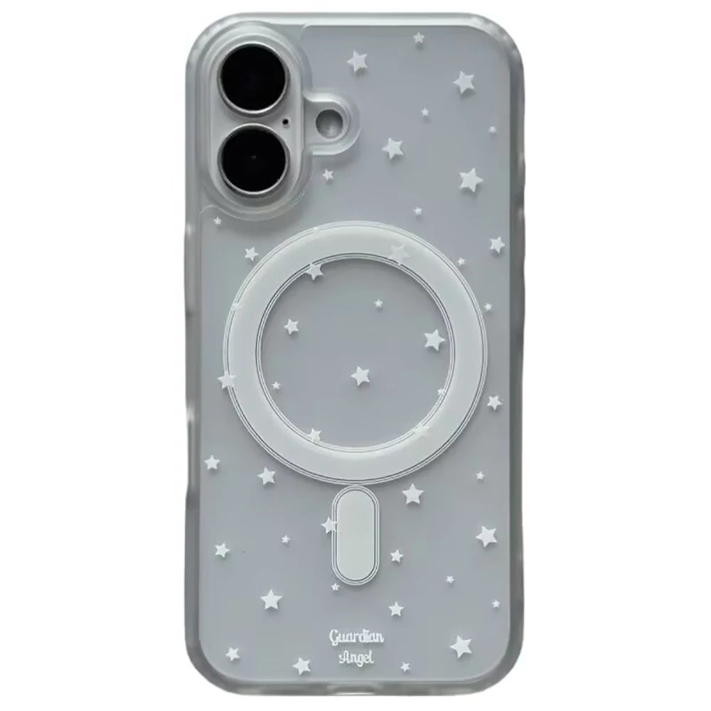 Cute Angel Wings Magnetic Stand Holder Tok Phone Case