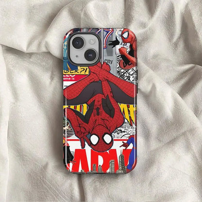Marvel Spiderman Deadpool Soft Cover Capa Phone Case For Apple iPhone