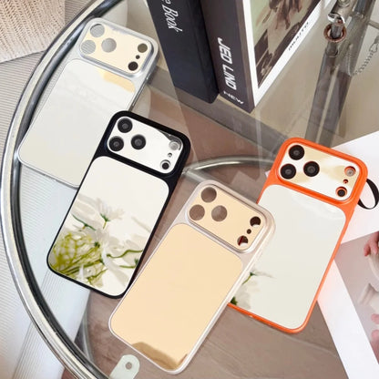 Luxury Magnetic Wireless Charging Mirror Case For iPhone Full Makeup Mirror Lens Protection Girl's Gift