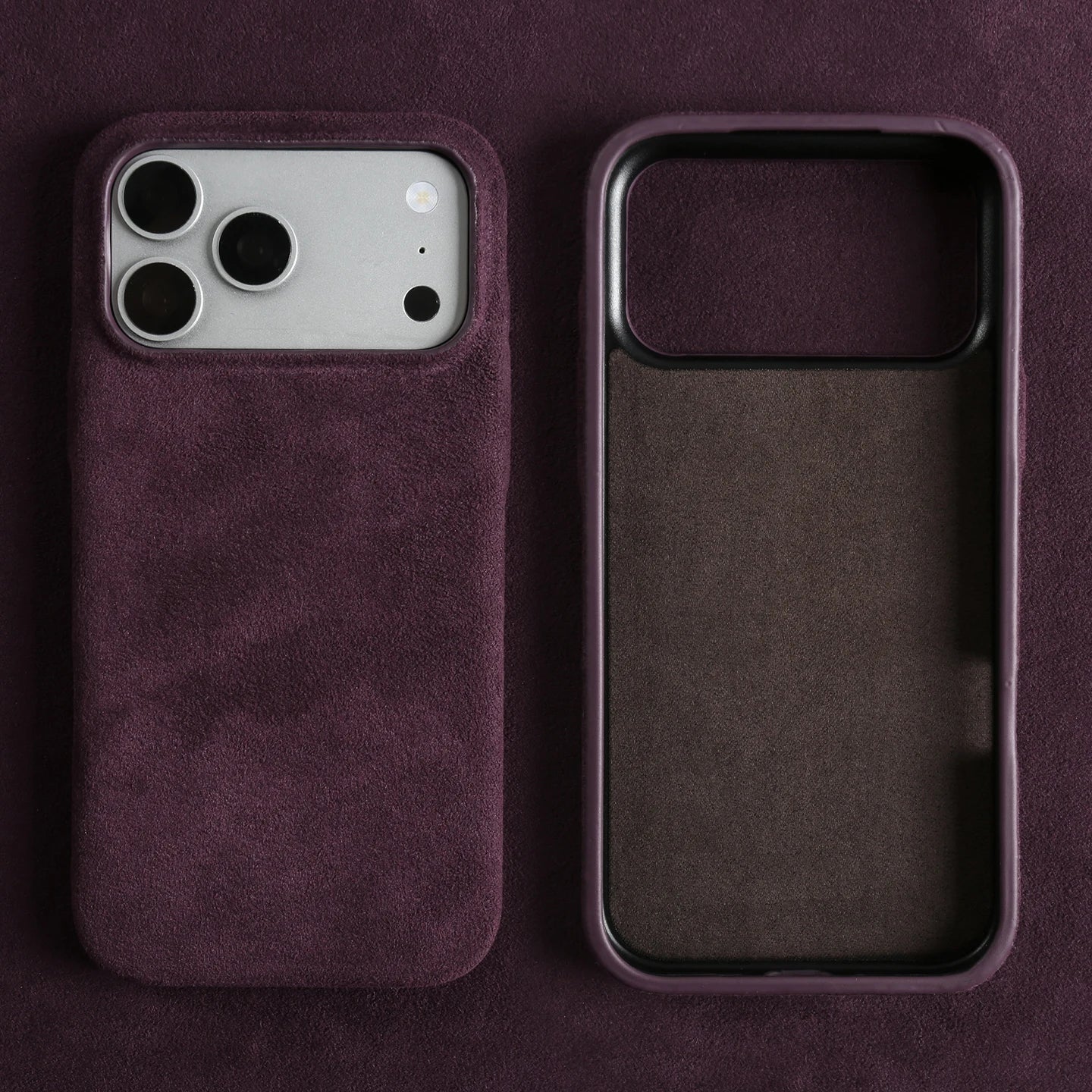 For Alcantara Premium Phone Case For iPhone Back Cover Case Shell