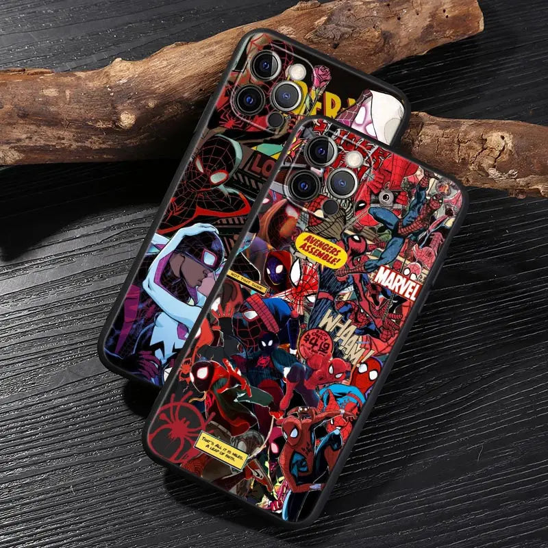 Marvel Spiderman Comic Case For iPhone