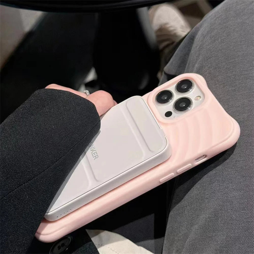 Magnetic Wireless Charging Phone Case For iPhone Case Silicone For Magsafe Protection Cover