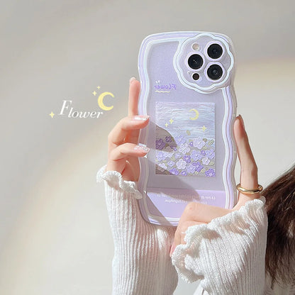 Flower Wavy Case For iPhone