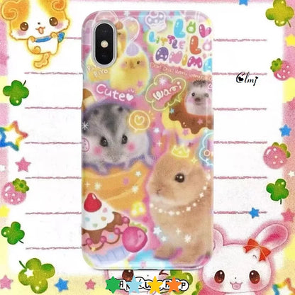 Cute Cartoon Hamster Dog Phone Case