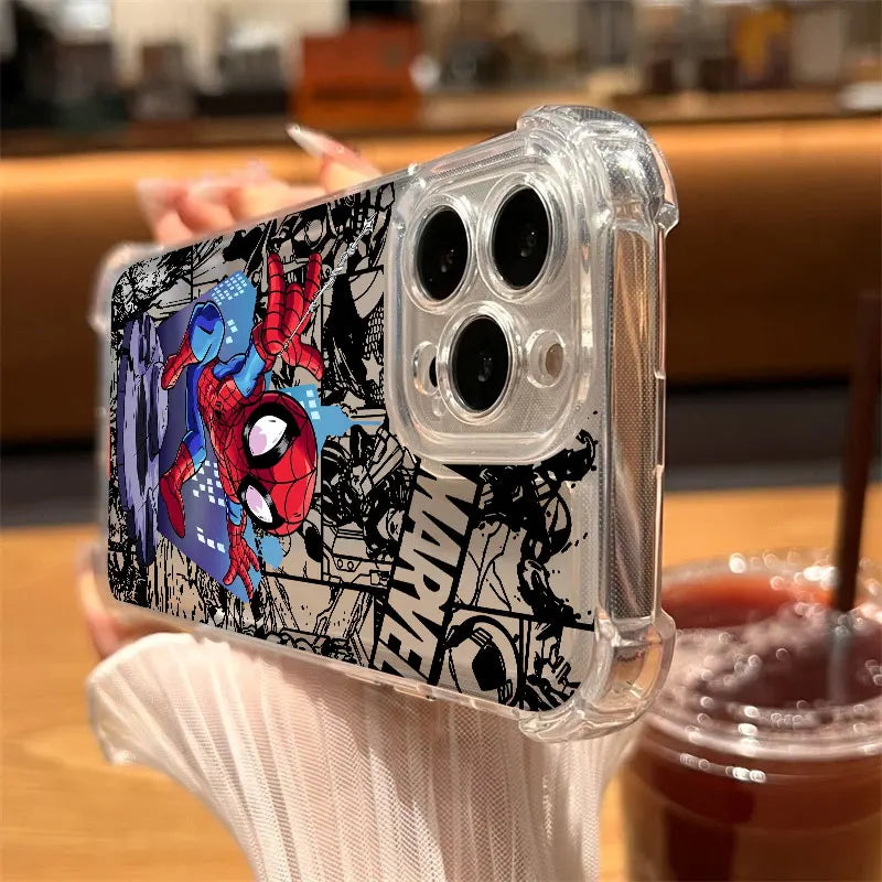Marvel Spider Man Venom Clear Case For iPhone