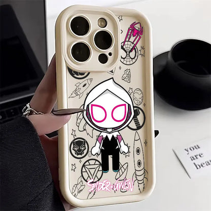 Miles Morales Spider Gwen Marvel Case For Apple iPhone