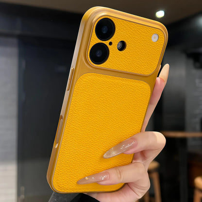 Original Matte Leather Texture Phone Case For iPhone Camera Protection Non Slip Shockproof Bumper Cover