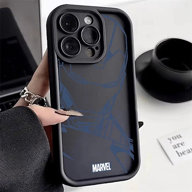 Iron Man Spider Man Silicon Case For Apple iPhone